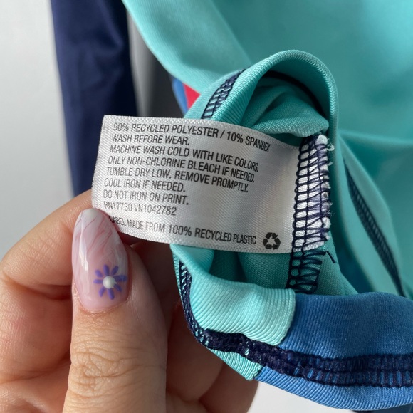 Cat & Jack Pirate Themed Rash Guard Size 4T - Picture 7 of 9